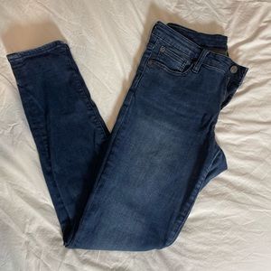 GAP size 6 dark wash skinny jeans